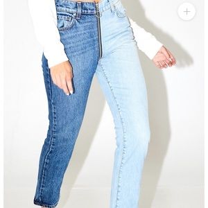 Revice Yin Yang crop jeans